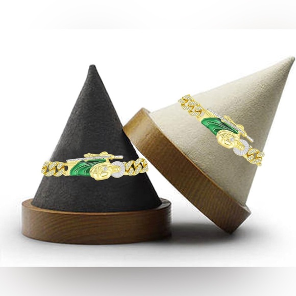 an Judas Tadeo Bracelet Stainless Steel 24k Gold Plated Saint Jude - Picture 4 of 8